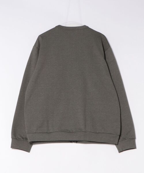 NO NEED（ノーニード）の「ストレッチジップカーデ（Tシャツ/カットソー・メンズ・グレー系その他/オリーブ・LL）」の3枚目の写真