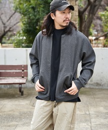 ストレッチジップカーデ