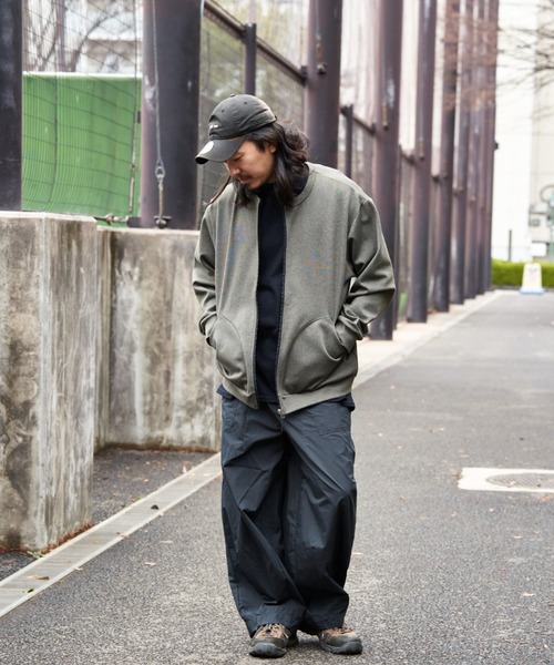 NO NEED（ノーニード）の「ストレッチジップカーデ（Tシャツ/カットソー・メンズ・グレー系その他/オリーブ・LL）」の8枚目の写真