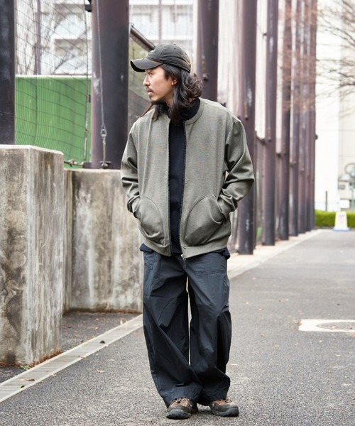 NO NEED（ノーニード）の「ストレッチジップカーデ（Tシャツ/カットソー・メンズ・グレー系その他/オリーブ・LL）」の9枚目の写真