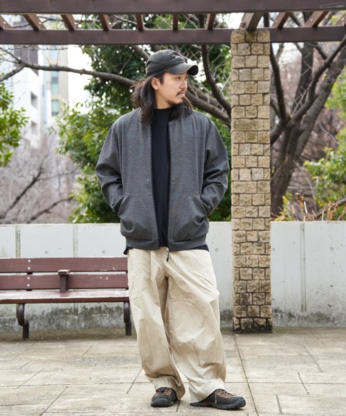 NO NEED（ノーニード）の「ストレッチジップカーデ（Tシャツ/カットソー・メンズ・グレー系その他/オリーブ・LL）」の17枚目の写真