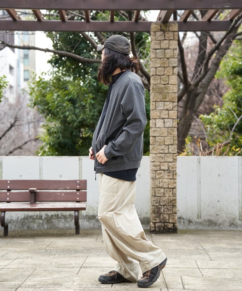 NO NEED（ノーニード）の「ストレッチジップカーデ（Tシャツ/カットソー・メンズ・グレー系その他/オリーブ・LL）」の18枚目の写真