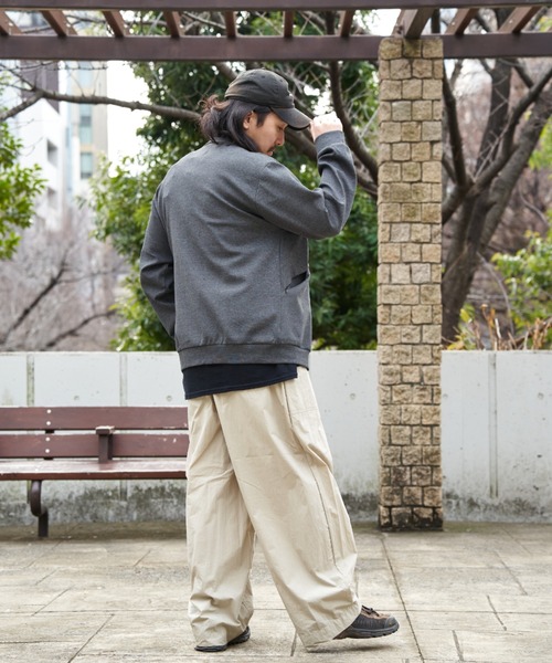 NO NEED（ノーニード）の「ストレッチジップカーデ（Tシャツ/カットソー・メンズ・グレー系その他/オリーブ・LL）」の19枚目の写真