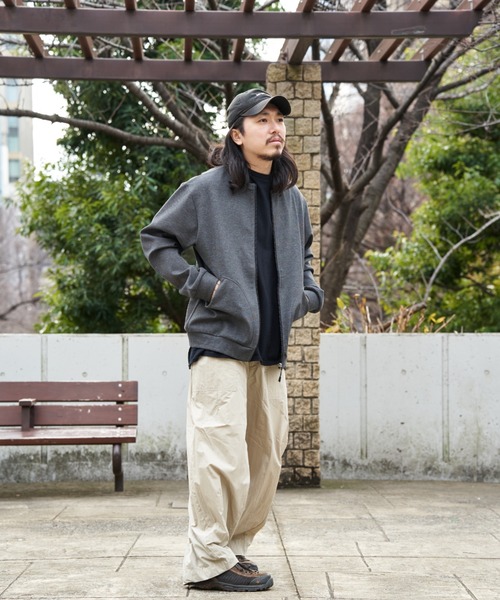 NO NEED（ノーニード）の「ストレッチジップカーデ（Tシャツ/カットソー・メンズ・グレー系その他/オリーブ・LL）」の20枚目の写真
