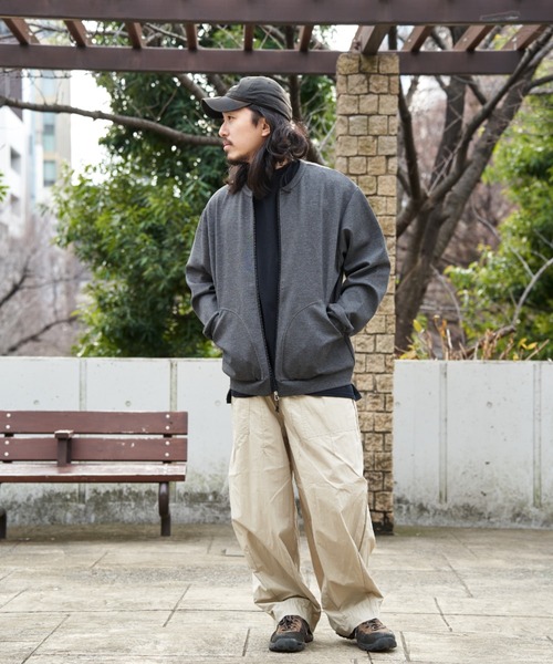NO NEED（ノーニード）の「ストレッチジップカーデ（Tシャツ/カットソー・メンズ・グレー系その他/オリーブ・LL）」の21枚目の写真