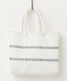 MAISON mou（メゾンムー）の「【Moon Bird/ムーンバード】手編みのメルカドバッグ / S（かごバッグ）」