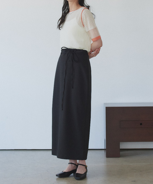Eclat one(エクラワン)の「【Eclat one】シアー バイカラー 半袖 カットソー ◎(Tシャツ/カットソー・レディース・イエロー/グレー/オフホワイト・M)」の19枚目の写真