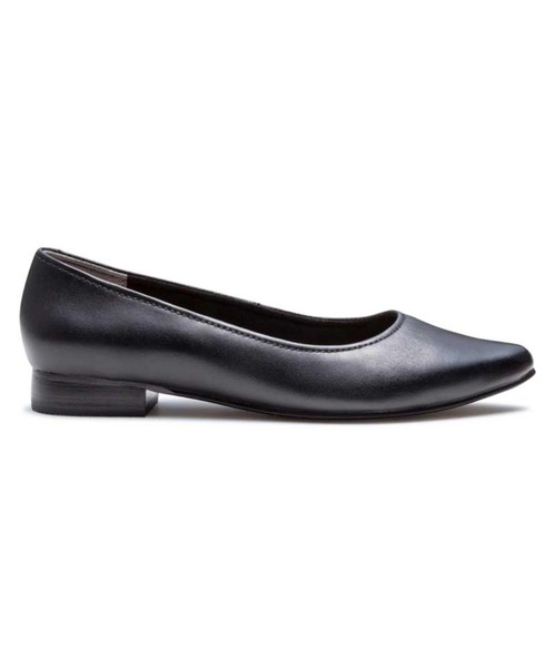 R.(REGAL FOOT COMMUNITY)(アールドット)の「アールドット S17C フラットパンプス(スリッポン・レディース・ブラック・24.5/24/23.5/23/22.5)」の1枚目の写真