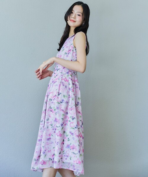 TOCCA（トッカ）の「SEA BLUE ドレス（ワンピース・レディース・ピンク系5/グレー系5・0/2/4/6）」の3枚目の写真