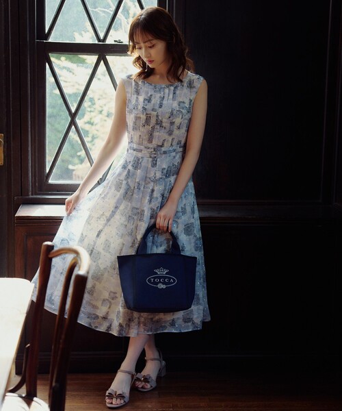 TOCCA（トッカ）の「SEA BLUE ドレス（ワンピース・レディース・ピンク系5/グレー系5・0/2/4/6）」の6枚目の写真