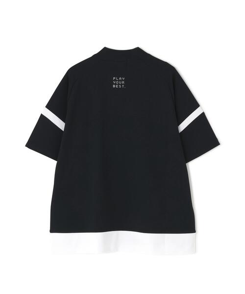 PING（ピン）の「【PING APPAREL】レイブロックエコ配色切替半袖ハイネックシャツ ＜PERFORMANCE＞ (LADIES)（Tシャツ/カットソー・レディース・ピンク/ホワイト/グレー/ブラック・LL/L/S/M）」の15枚目の写真