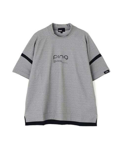 PING（ピン）の「【PING APPAREL】レイブロックエコ配色切替半袖ハイネックシャツ ＜PERFORMANCE＞ (LADIES)（Tシャツ/カットソー・レディース・ピンク/ホワイト/グレー/ブラック・LL/L/S/M）」の19枚目の写真