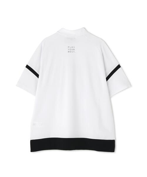 PING（ピン）の「【PING APPAREL】レイブロックエコ配色切替半袖ハイネックシャツ ＜PERFORMANCE＞ (LADIES)（Tシャツ/カットソー・レディース・ピンク/ホワイト/グレー/ブラック・LL/L/S/M）」の8枚目の写真