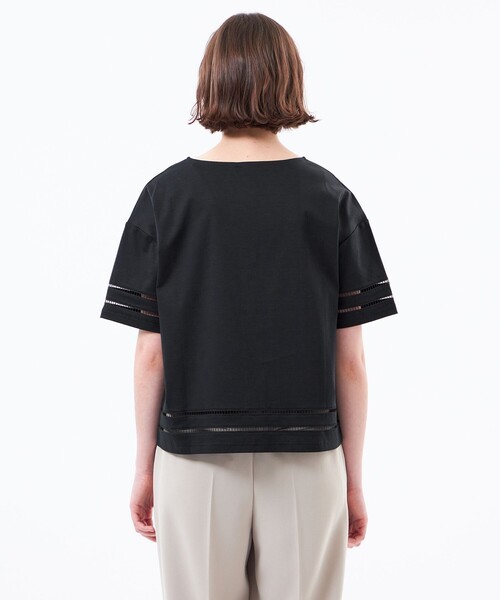MACKINTOSH PHILOSOPHY(マッキントッシュ フィロソフィー)の「【WEB&一部店舗限定】ハシゴレースプルオーバー(Tシャツ/カットソー・レディース・オフホワイト/ブラック・38)」の7枚目の写真