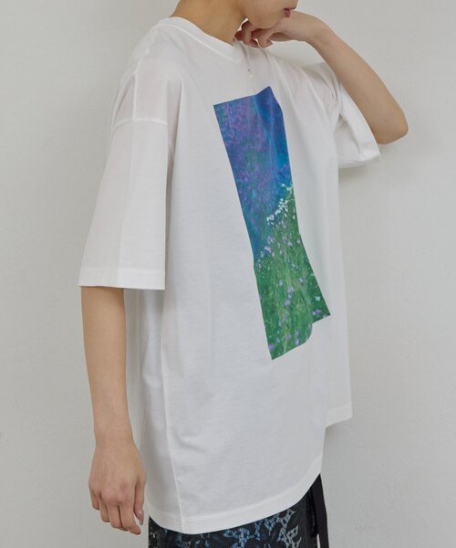GALLARDAGALANTE(ガリャルダガランテ)の「【PEAS】フォトTee(Tシャツ/カットソー・レディース・ホワイト系その他/ホワイト系その他2・FREE)」の8枚目の写真