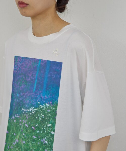 GALLARDAGALANTE(ガリャルダガランテ)の「【PEAS】フォトTee(Tシャツ/カットソー・レディース・ホワイト系その他/ホワイト系その他2・FREE)」の6枚目の写真