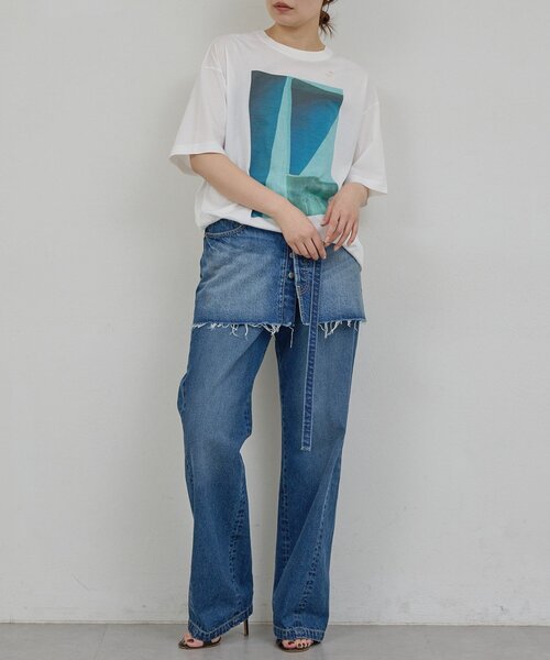 GALLARDAGALANTE(ガリャルダガランテ)の「【PEAS】フォトTee(Tシャツ/カットソー・レディース・ホワイト系その他/ホワイト系その他2・FREE)」の14枚目の写真