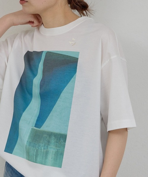 GALLARDAGALANTE(ガリャルダガランテ)の「【PEAS】フォトTee(Tシャツ/カットソー・レディース・ホワイト系その他/ホワイト系その他2・FREE)」の1枚目の写真