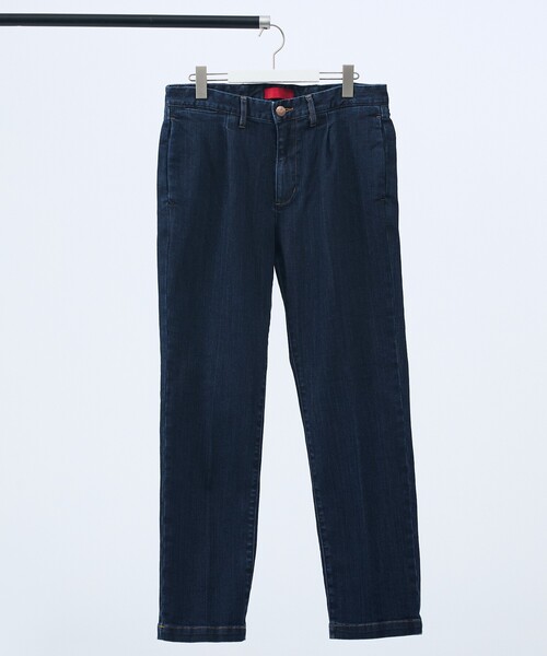 RED CARD TOKYO(レッドカード)の「【RED CARD TOKYO / レッドカード トーキョー】 SLACK DENIM PANTS / スラックデニムパンツ / オールシーズン / ユニセックス(スラックス・メンズ・ホワイト/インディゴブルー・29/30/31/32)」の4枚目の写真