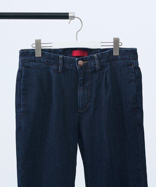 RED CARD TOKYO(レッドカード)の「【RED CARD TOKYO / レッドカード トーキョー】 SLACK DENIM PANTS / スラックデニムパンツ / オールシーズン / ユニセックス(スラックス・メンズ・ホワイト/インディゴブルー・29/30/31/32)」の6枚目の写真