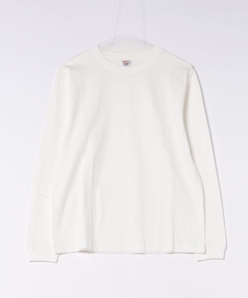 TONE SELECT WEAR（トーンセレクトウェア）の「CROSS&STITCH(クロスアンドステッチ) 6.2oz ヘヴィーウェイト ロングスリーブTシャツ リブ有 メンズ 【RL1216】（Tシャツ/カットソー・メンズ・ベージュ系その他/ホワイト/スミクロ/ブルー/グレー/ネイビー/ブラック/アイボリー・X-LARGE/LARGE/MEDIUM/SMALL）」の2枚目の写真
