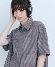 Zooodle（ズードル）の「Micro Check Short Sleeve Shirt - マイクロチェック半袖シャツ -（シャツ/ブラウス）」