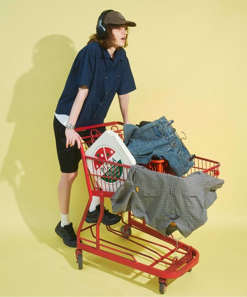 Zooodle（ズードル）の「Micro Check Short Sleeve Shirt - マイクロチェック半袖シャツ -（シャツ/ブラウス・メンズ・ネイビー/ブラウン・MEDIUM/LARGE）」の21枚目の写真