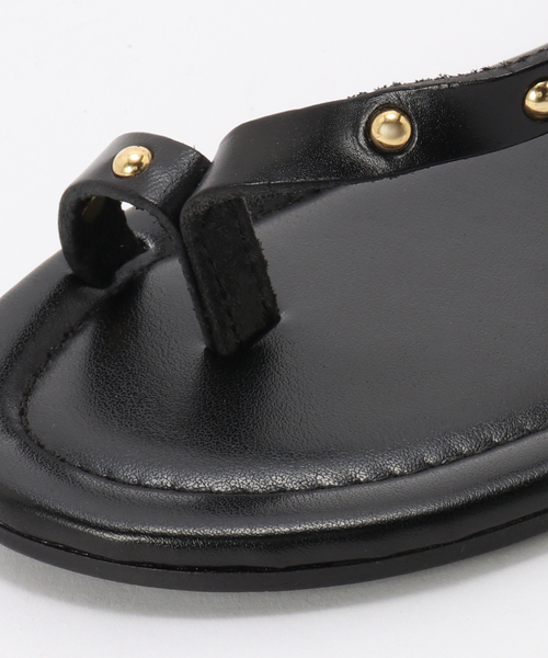 CORSO ROMA,9(コルソローマ)の「《WEB+一部店舗限定》CORSO ROMA9/ コルソローマノーヴェ STUDS TONGS(サンダル・レディース・ブラウン/ブラック・23.5cm/23cm/24.5cm/24cm)」の16枚目の写真