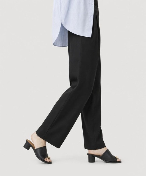 GLOBAL WORK（グローバルワーク）の「ウツクシルエットDRYテーパードパンツ/636544（その他パンツ・レディース・ネイビー/ブラウン系その他3/チャコールグレー/ブラック/グレイッシュベージュ・XX-LARGE/L-Long/XL-Long/M-Long/LARGE/MEDIUM/X-LARGE/SMALL/S-Long/X-SMALL）」の20枚目の写真