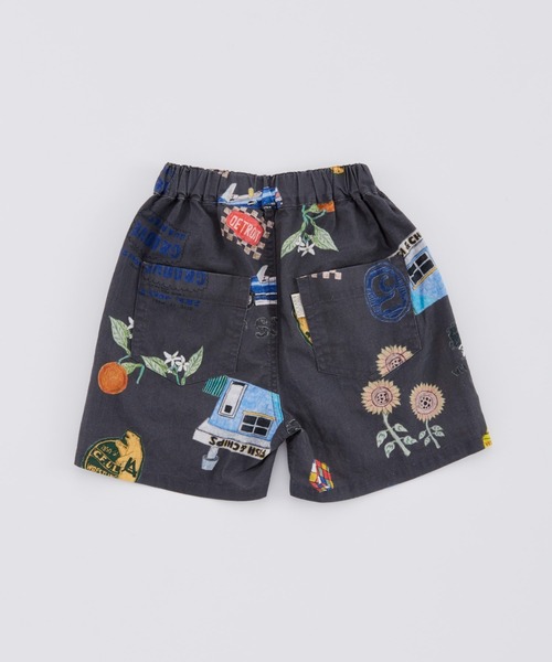 Ocean&Ground(オーシャン&グラウンド)の「ペイントアートショーツ(その他パンツ・キッズ・チャコール/アイボリー・120/110/100/90/140/130)」の11枚目の写真
