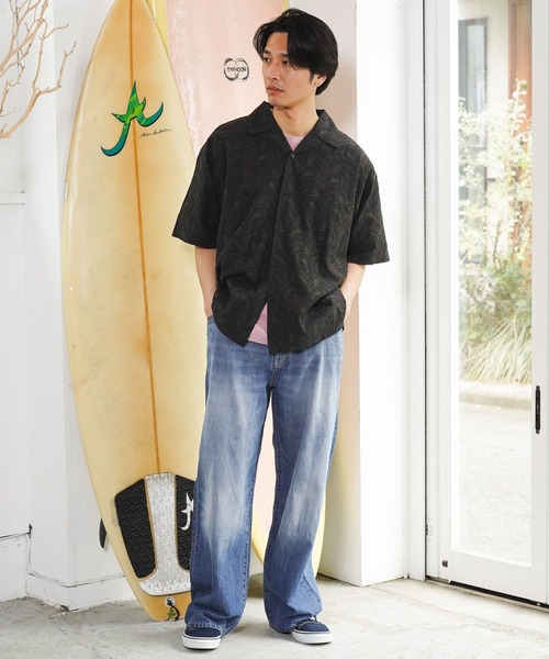 BAYFLOW(ベイフロー)の「インドジャガードシャツ(シャツ/ブラウス・メンズ・オレンジ/ブラック・LARGE/MEDIUM)」の6枚目の写真