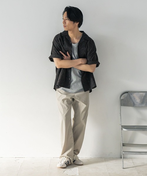 BAYFLOW(ベイフロー)の「インドジャガードシャツ(シャツ/ブラウス・メンズ・オレンジ/ブラック・LARGE/MEDIUM)」の8枚目の写真