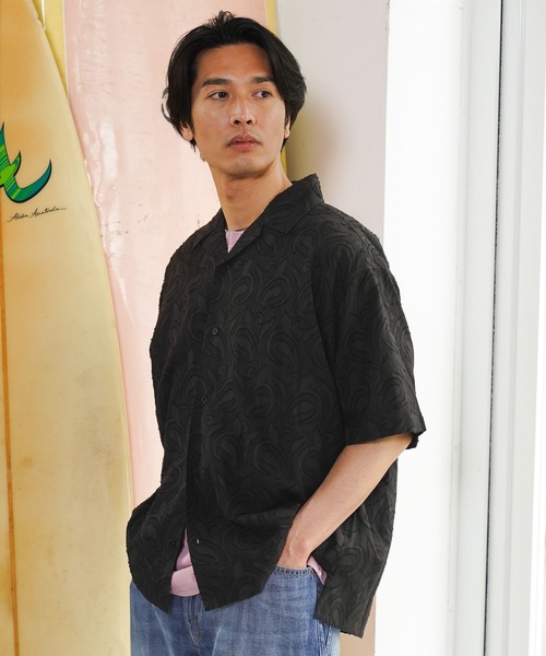 BAYFLOW(ベイフロー)の「インドジャガードシャツ(シャツ/ブラウス・メンズ・オレンジ/ブラック・LARGE/MEDIUM)」の10枚目の写真