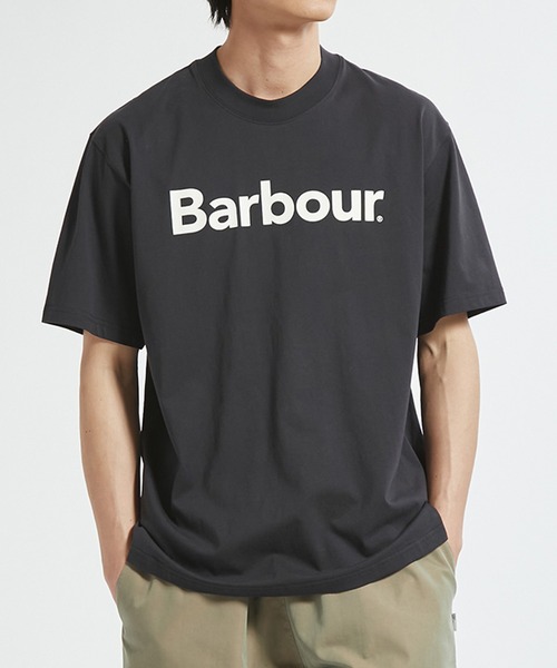 Barbour(バブアー)の「【barbour】barbour pensford os t-shirt(Tシャツ/カットソー・メンズ・オリーブ/ブラック/ホワイト/ネイビー・36/34/40/38/42)」の1枚目の写真