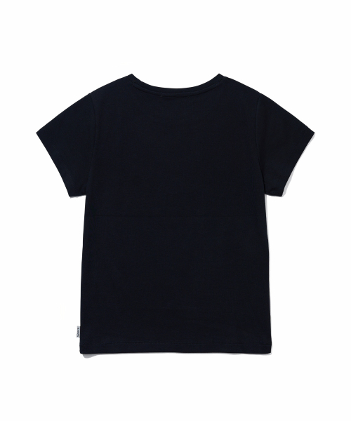 YOUHEE（ユヒ）の「MOVIE YOUHEE LETTERING T-SHIRTS_BLACK（Tシャツ/カットソー・レディース・その他・FREE）」の3枚目の写真