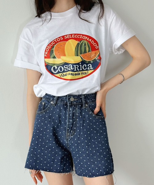 Jewelobe(ジュエローブ)の「ミニドットデニムパンツ(その他パンツ・レディース・ブルー/サックスブルー・S/M)」の9枚目の写真