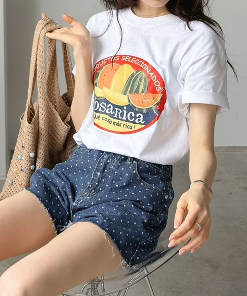 Jewelobe(ジュエローブ)の「ミニドットデニムパンツ(その他パンツ・レディース・ブルー/サックスブルー・S/M)」の10枚目の写真