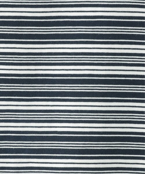 ikka（イッカ）の「【親子コーデ】【冷感/遮熱】 3ワッペンボーダーTシャツ (120cm~160cm)（Tシャツ/カットソー・キッズ・ネイビー/ブラック・160/150/140/130/120）」の4枚目の写真