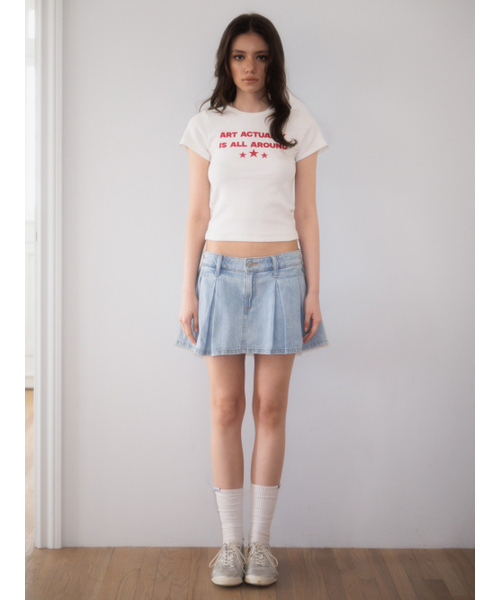 ROSEFRANTZ（ロゼフランツ）の「Star Lettering T-shirt [White]（Tシャツ/カットソー・レディース・ホワイト・SMALL/MEDIUM）」の2枚目の写真
