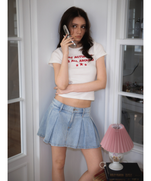 ROSEFRANTZ（ロゼフランツ）の「Star Lettering T-shirt [White]（Tシャツ/カットソー・レディース・ホワイト・SMALL/MEDIUM）」の8枚目の写真