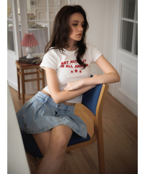 ROSEFRANTZ（ロゼフランツ）の「Star Lettering T-shirt [White]（Tシャツ/カットソー・レディース・ホワイト・SMALL/MEDIUM）」の11枚目の写真