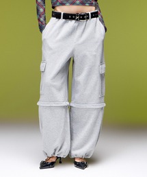 X-girl | EMBLEM POCKET 2WAY BUGGY SWEATPANTS(スウェットパンツ)