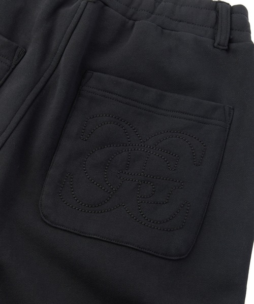 X-girl(エックスガール)の「EMBLEM POCKET 2WAY BUGGY SWEATPANTS(スウェットパンツ・レディース・アッシュ/ブラック・S/M)」の16枚目の写真