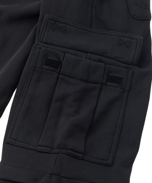 X-girl(エックスガール)の「EMBLEM POCKET 2WAY BUGGY SWEATPANTS(スウェットパンツ・レディース・アッシュ/ブラック・S/M)」の18枚目の写真
