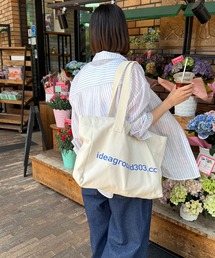 Lakey Park キャンバスロゴビッグトートバッグ