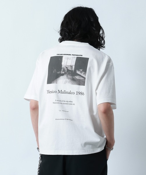 Yoichiro Nishimura】モノクロフォトプリントTシャツ（Tシャツ