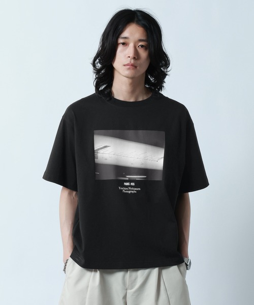 Yoichiro Nishimura】モノクロフォトプリントTシャツ（Tシャツ