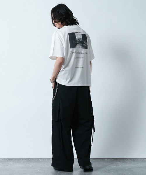 RAGEBLUE(レイジブルー)の「【Yoichiro Nishimura】モノクロフォトプリントTシャツ(Tシャツ/カットソー・メンズ・ブラック/グレー系その他/その他5・MEDIUM/LARGE)」の12枚目の写真