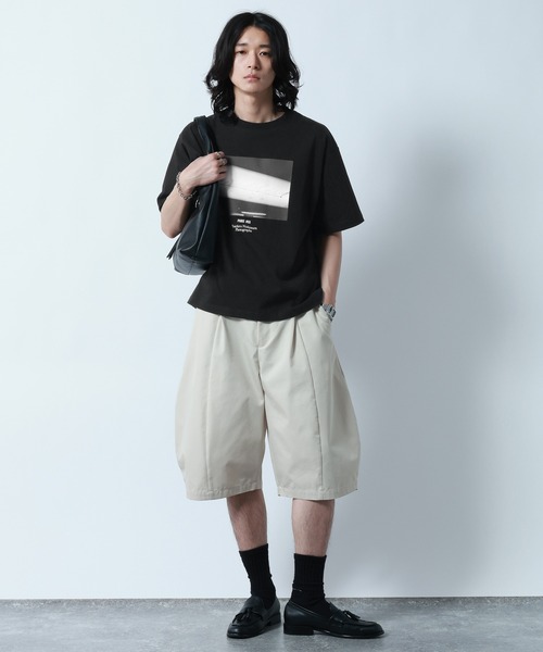 RAGEBLUE(レイジブルー)の「【Yoichiro Nishimura】モノクロフォトプリントTシャツ(Tシャツ/カットソー・メンズ・ブラック/グレー系その他/その他5・MEDIUM/LARGE)」の18枚目の写真