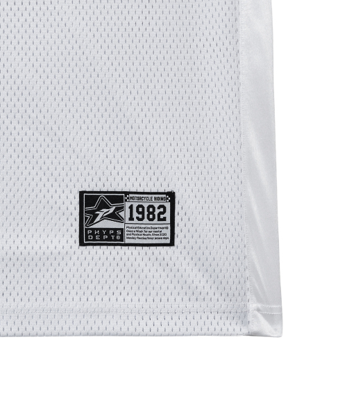 PHYPS MOTORCYCLE（フィップスモーターサイクル）の「Mesh 3M Logo Wing Sleeveless White（Tシャツ/カットソー・レディース・その他・X-LARGE/LARGE/MEDIUM）」の5枚目の写真